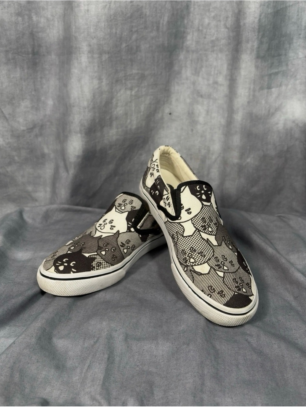 RARE NE-NET Women`s Issey Miyake Archive Y2K Hysteric LGB Logo Slip On Shoes
